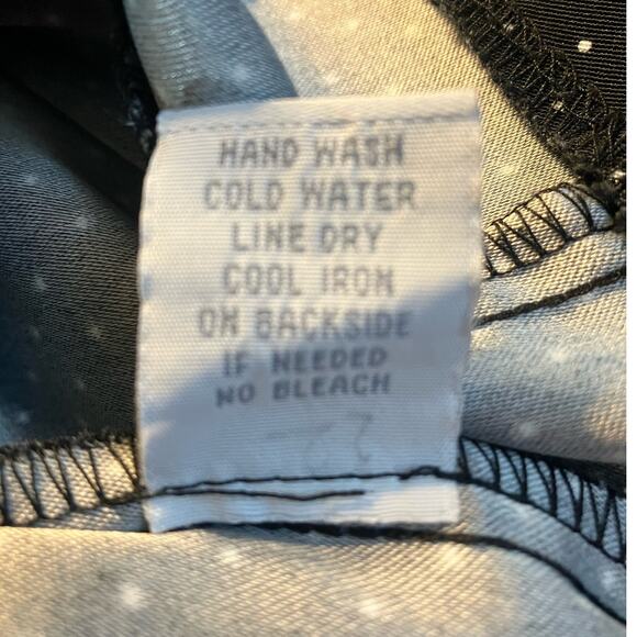 Dressbarn Women's B&W Polka Dot 4-Button Career Blazer 3/4 Roll Sleeves | Size L - Picture 8 of 8